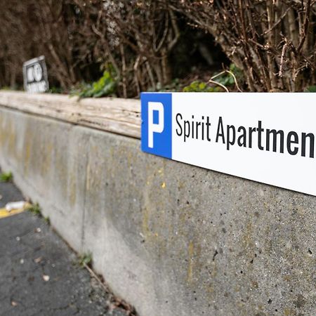Spirit Apartments - Studio 2 - Kueche - Parkplatz Engelberg Kültér fotó