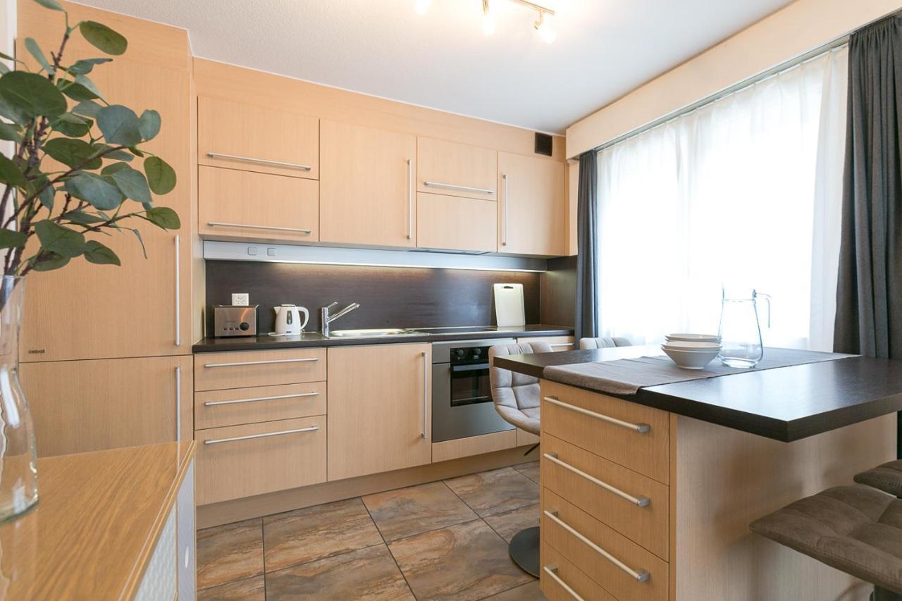 Spirit Apartments - Studio 2 - Kueche - Parkplatz Engelberg Kültér fotó